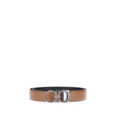 Ferragamo Gancini reversible Belt -   -  Ferragamo.